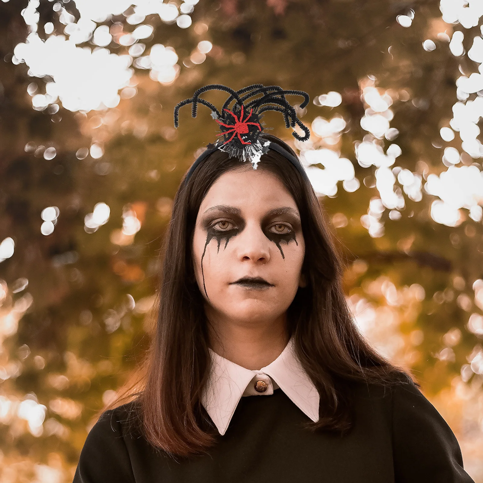 

3Pcs Halloween Spider Eyeball Skull Headbands Soft Comfortable Hairband for Party Cosplay Halloween Headbands Women Headdress