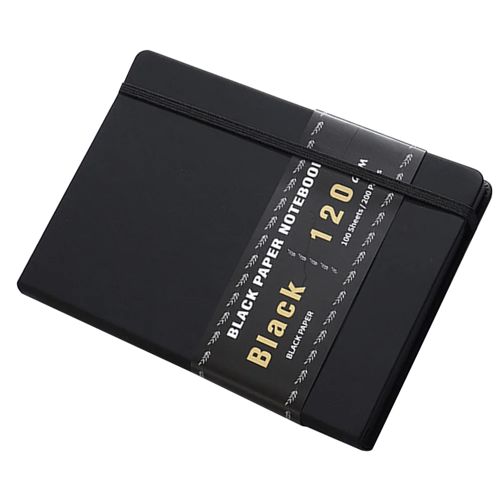 

Memo Note Blank Black Paper Notebook Notebooks Sketchbook Graffiti Pages Journal Office