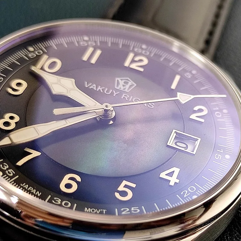 Men\'s Mechanical Watch Mother-of-pearl Dial Waterproof Stainless Steel for Seiko NH35 Relogio Masculino Dropshipping