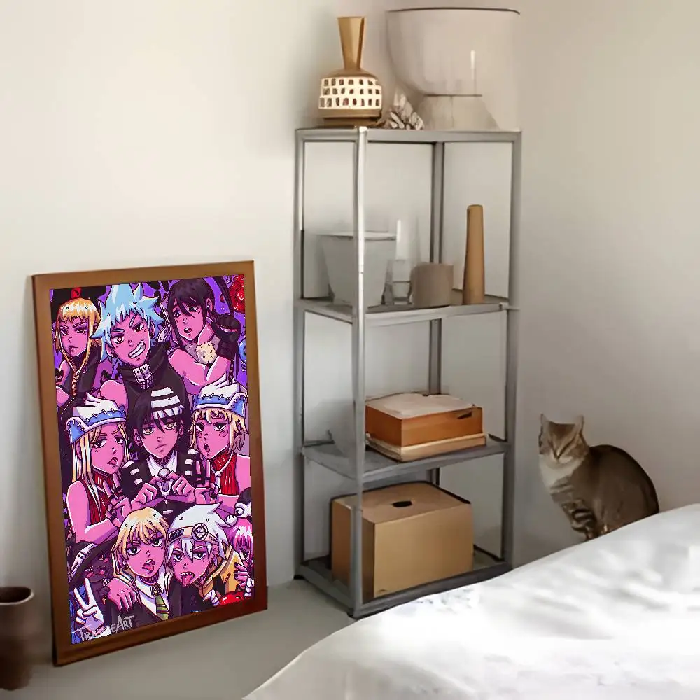 ملصق لوحة ملصق رائع من S-Soul E-Eater مع مطبوعات هدية تزيين غرفة النوم وغرفة المعيشة