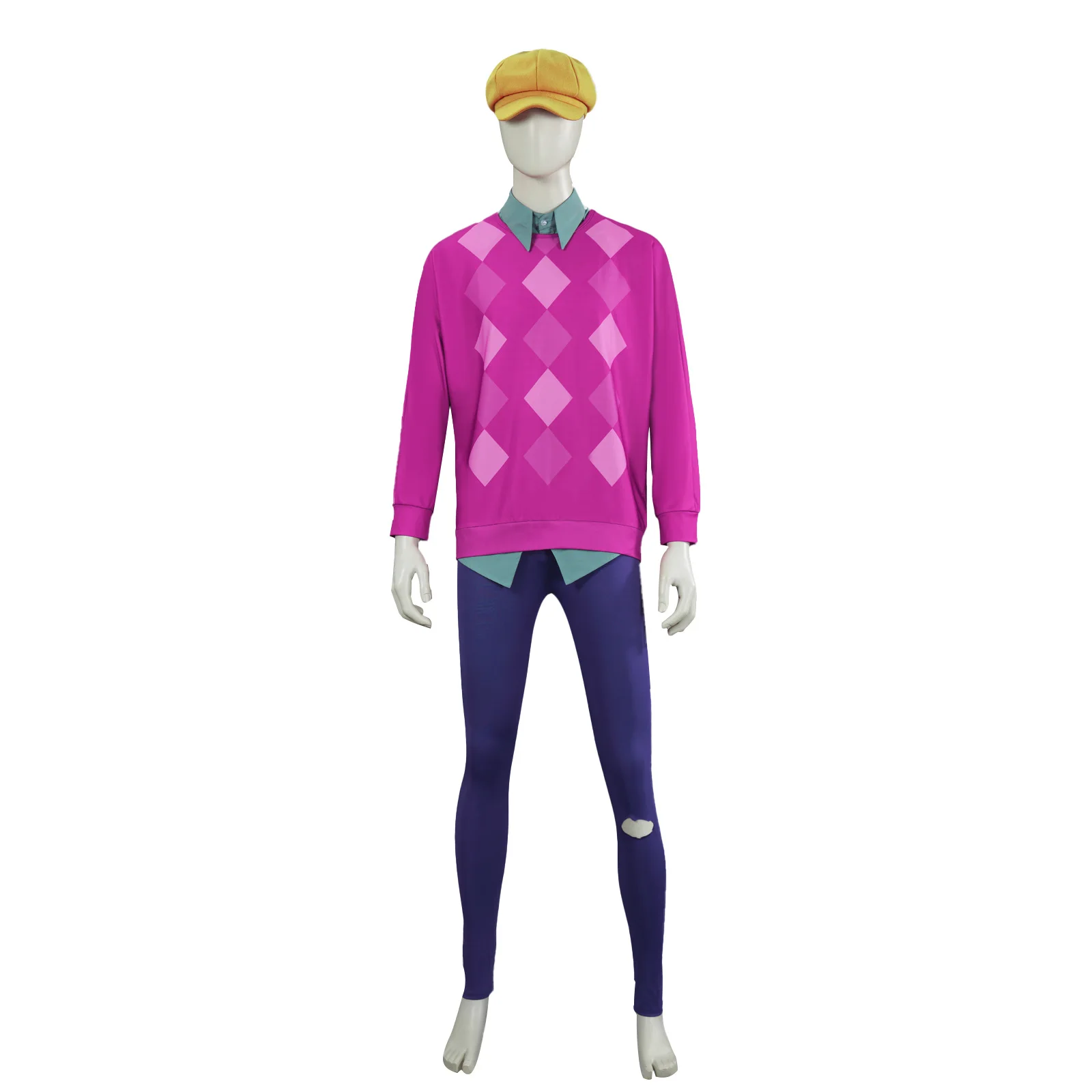 

Man Saja Boy Cosplay Costume Purple Top Halloween Carnival Cosplay Saja Boys Customized Clothes