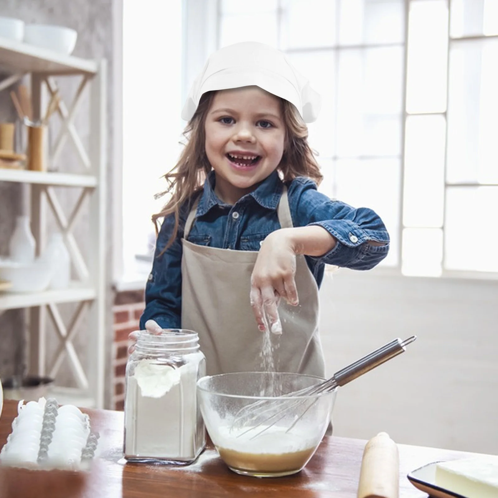 Verstelbare keukenhoofdband Japanse stijl driehoekige bandana Comfortabele Ninja werkhoofddoek Zweetabsorberende chef-hoofdband