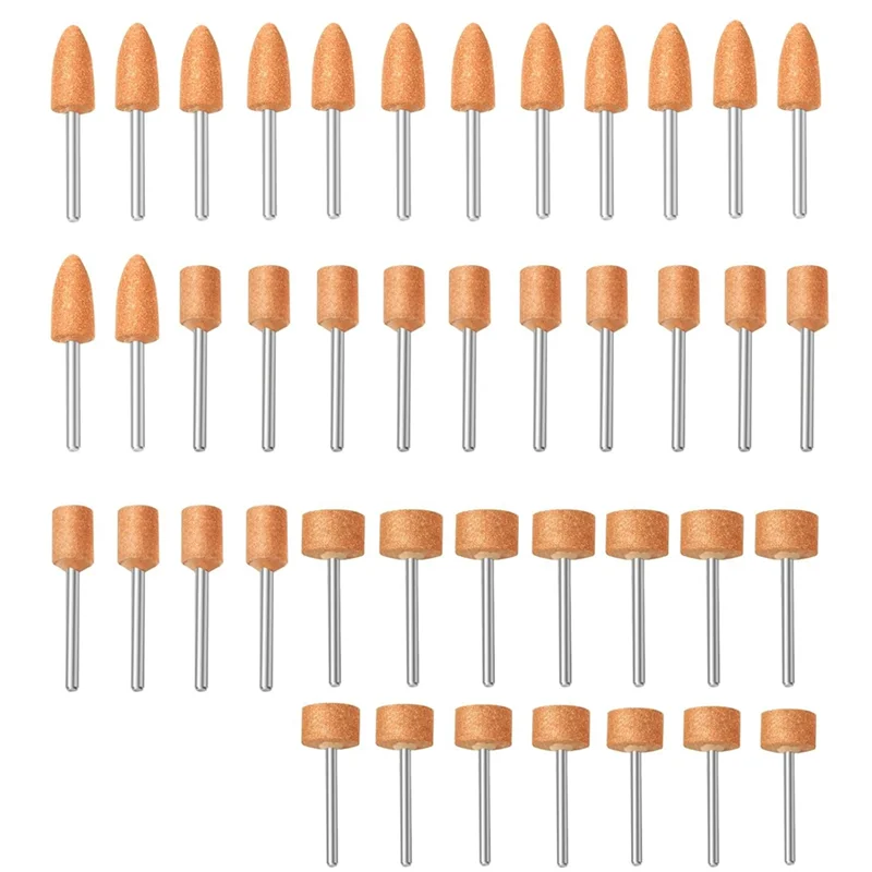 

ABKJ-42PCS Sanding Bits For Dremel-Rotary Tool Kit, Grinding Stone Set With 1/8Inch Shank, Ideal For Sharpening,Grindin