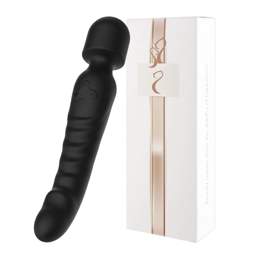 Magic AV Wand Leistungsstarker G-Punkt-Vibrator, weiblicher Klitorisstimulator, Heizdildo-Massagegerät, Masturbations-Sexspielzeug für Erwachsene_voghion.com