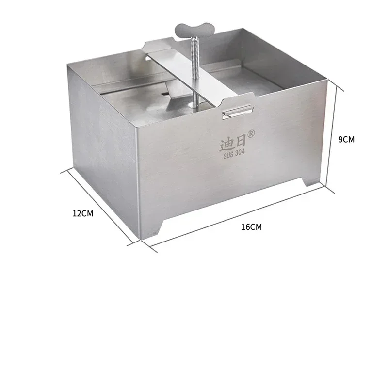 Tofu Press Cheese Making Molds Maker Metal Mold Mould Curd Tool Soybean Box Squeezer Water Chinese Strainer Kit Tempeh Presser