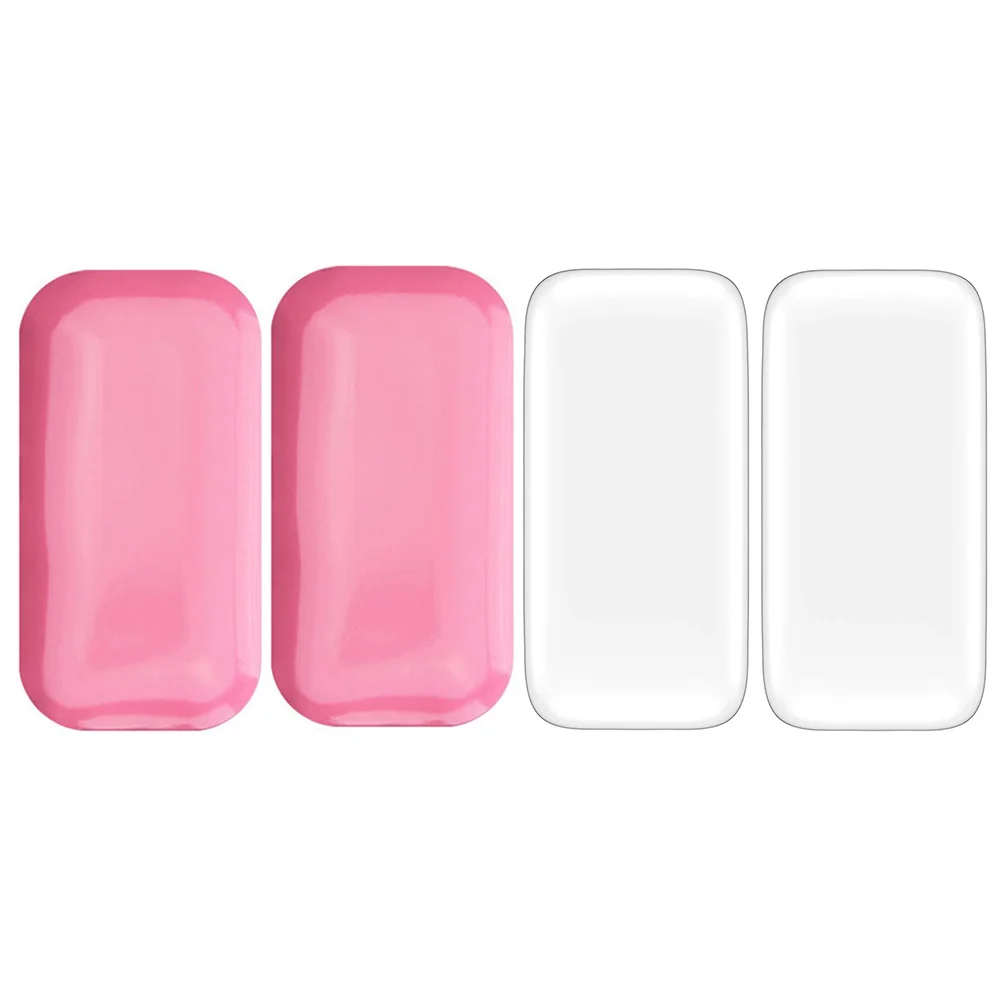 4개입 속눈썹 연장 실리콘 패드 재사용 가능 미끄럼 방지 가짜 속눈썹 도구 가정용 이발소 속눈썹 접착 액세서리