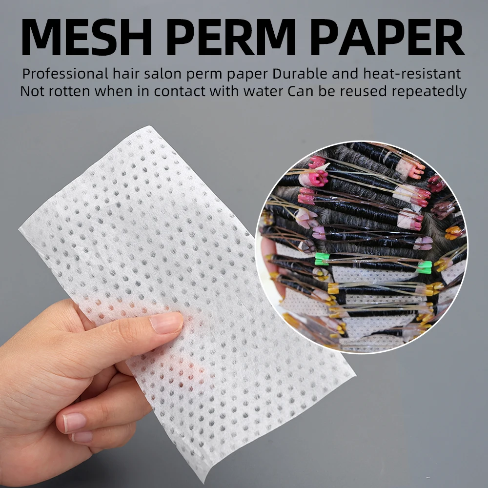 1000sheet /Box Disposable Perm Paper Salon Hair Perming Paper Hair Curler Salon Temperature Resistant Blanching Perm Paper