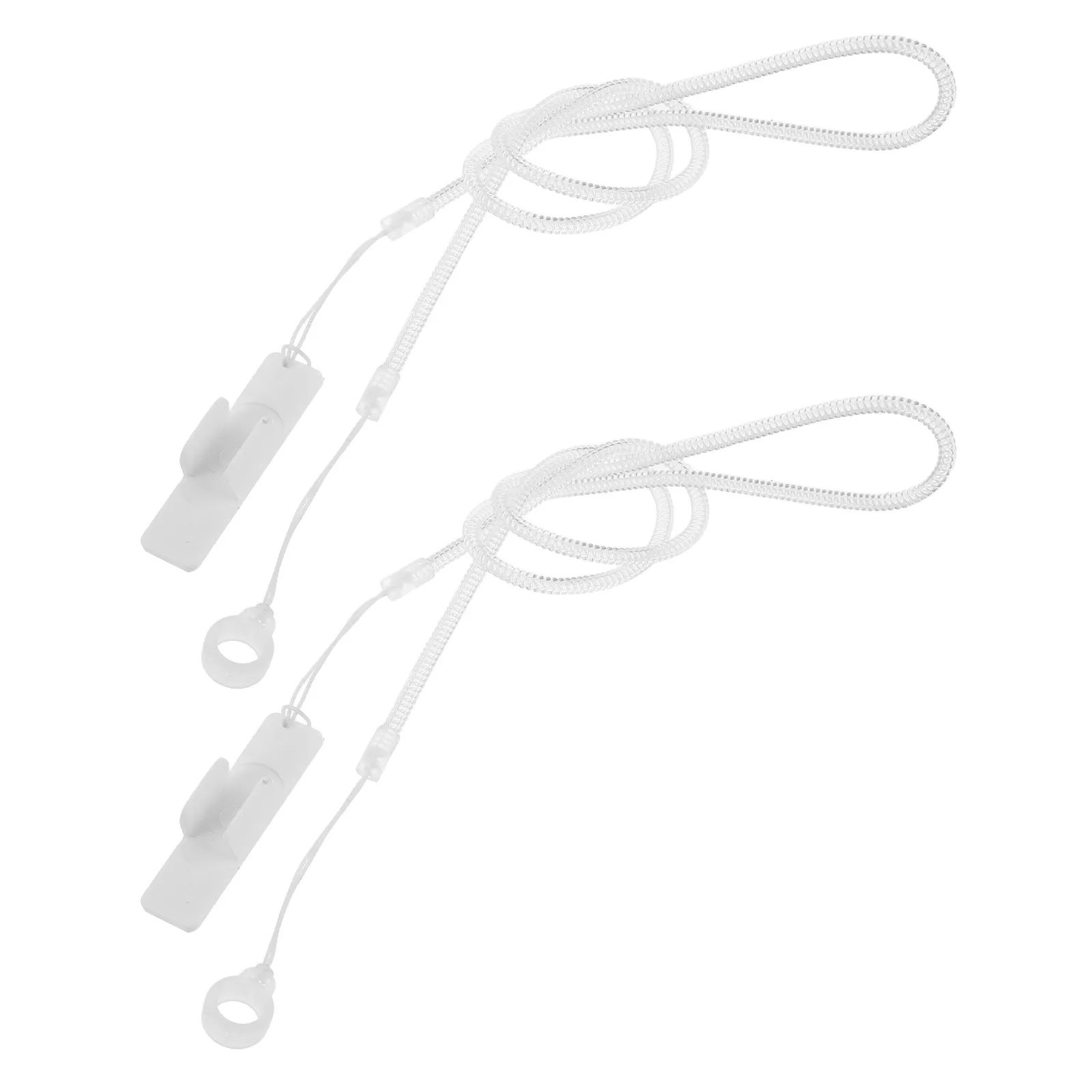 

2Pcs Stylus Pen Lanyard Leash with Retractable Elastic Cord 60Cm Anti-Fall Pen Holder Clip for Touchscreen Tablet Desk Use