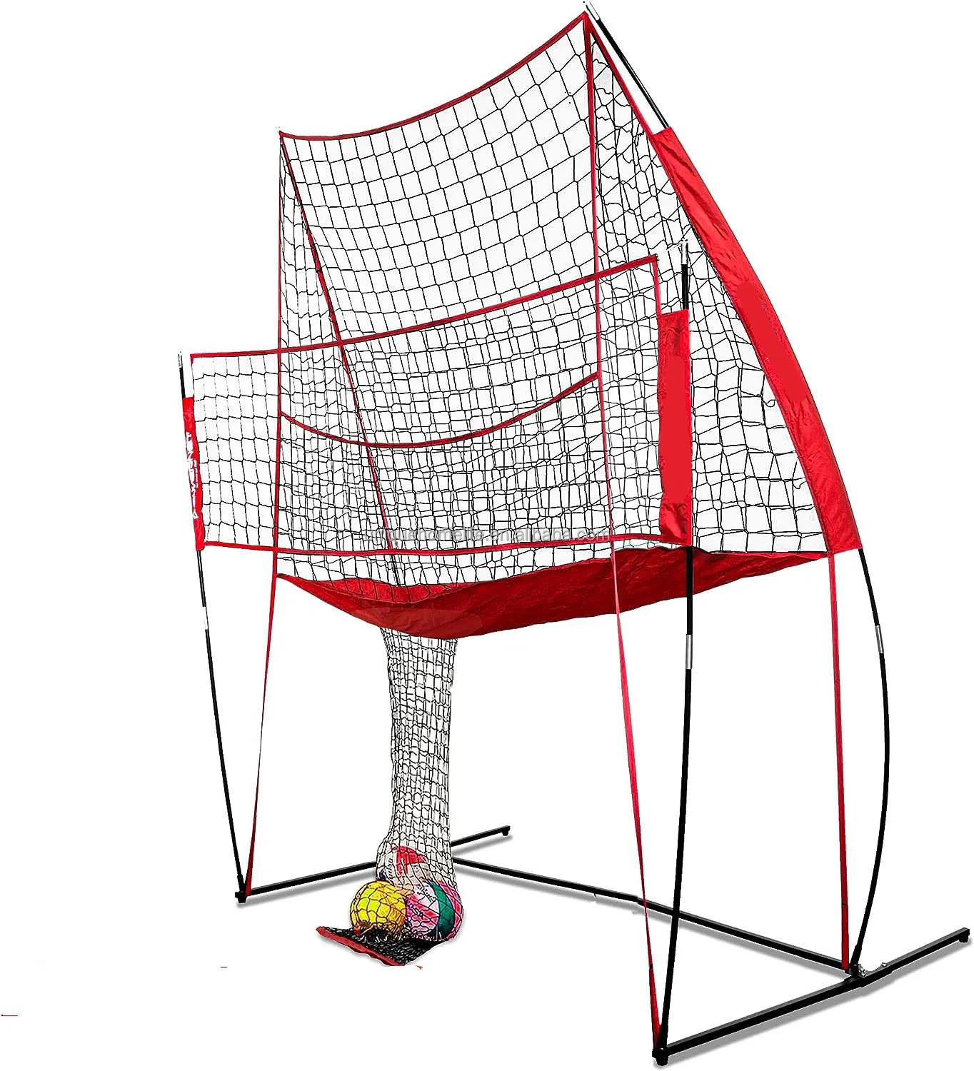 

Volleyball Training Equipment Net for Indoor Outdoor Use Volleyball Practice Net Serving and Dunking Drills with Easy