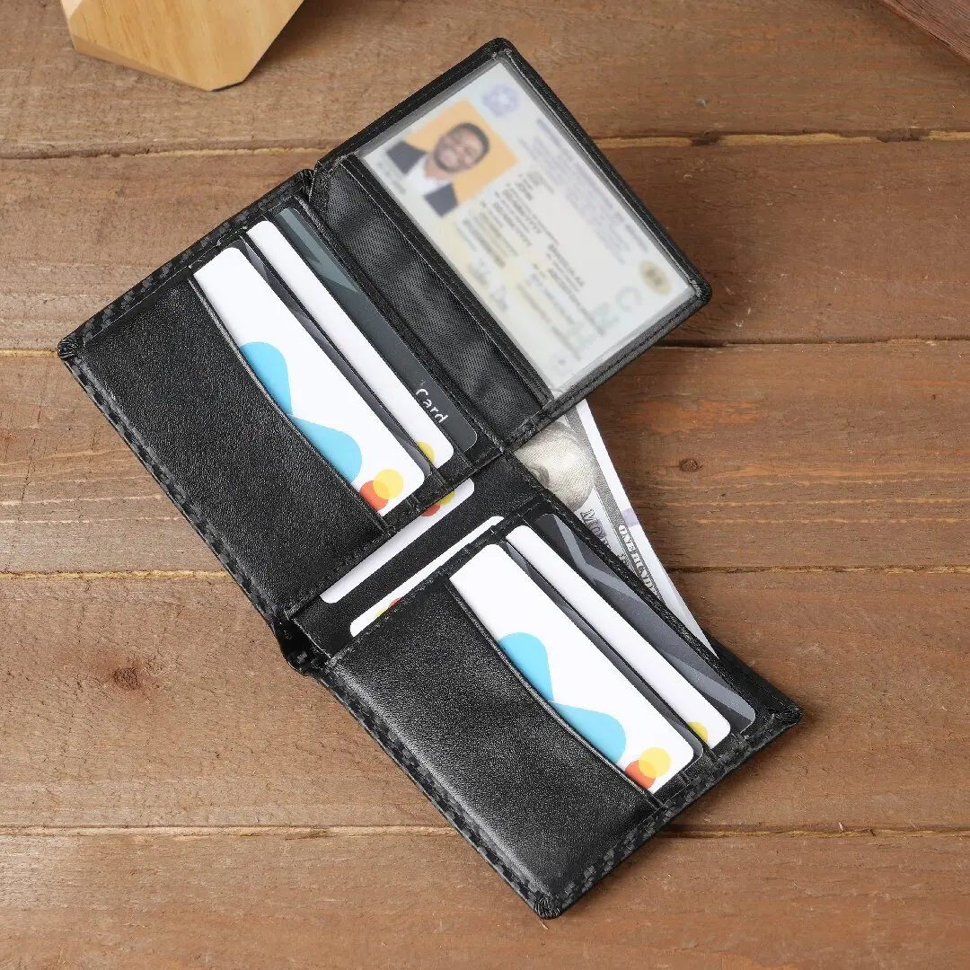 1216 Men's Classic Wallet Card Bag Retro Simple Temperament Multi-card Wallet Economical and Practical