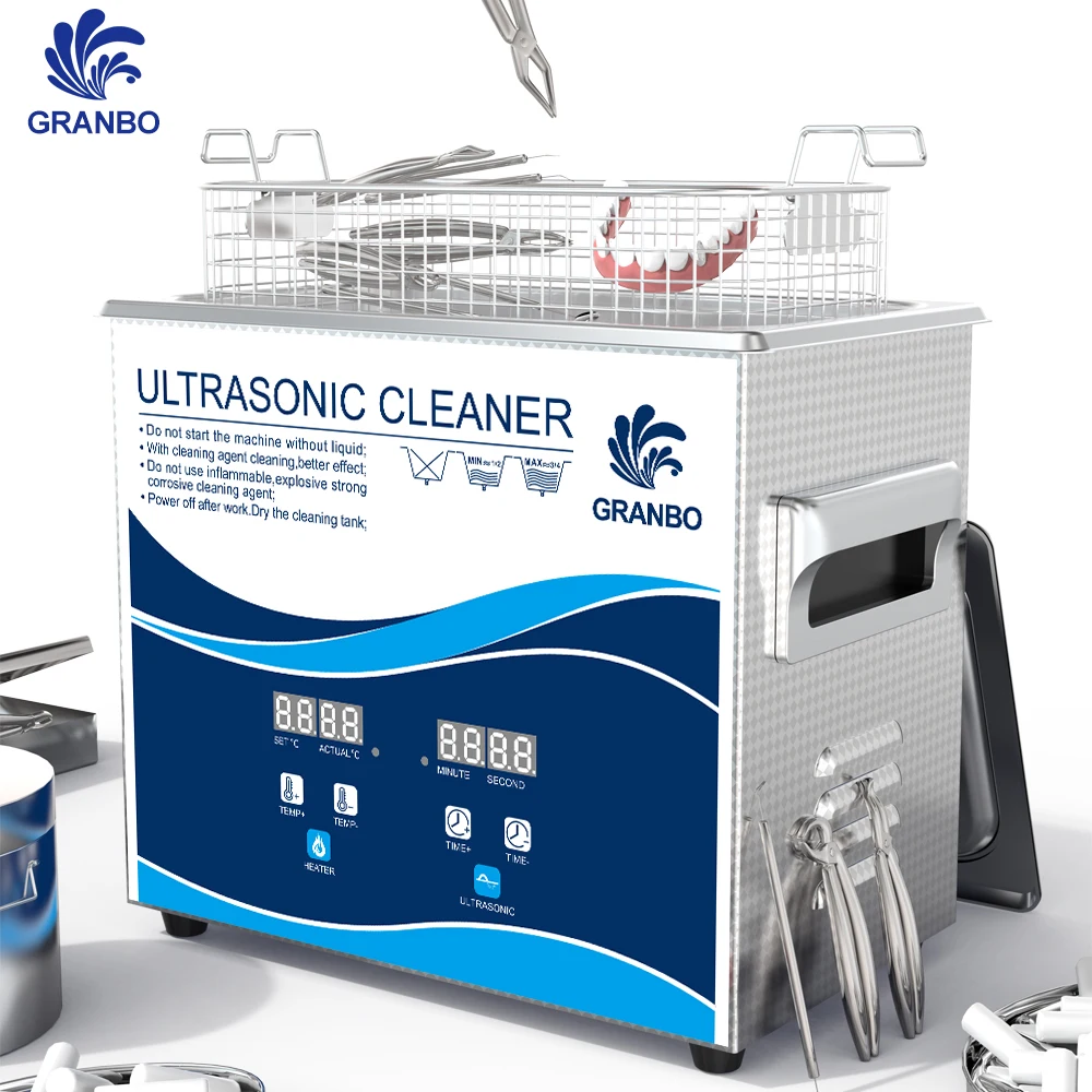 

Granbo Sonic 3L 180W 120W 40KHz Digital Ultrasonic Cleaner for Dental Manicure Tattoo Medical Instruments Fast Delivery