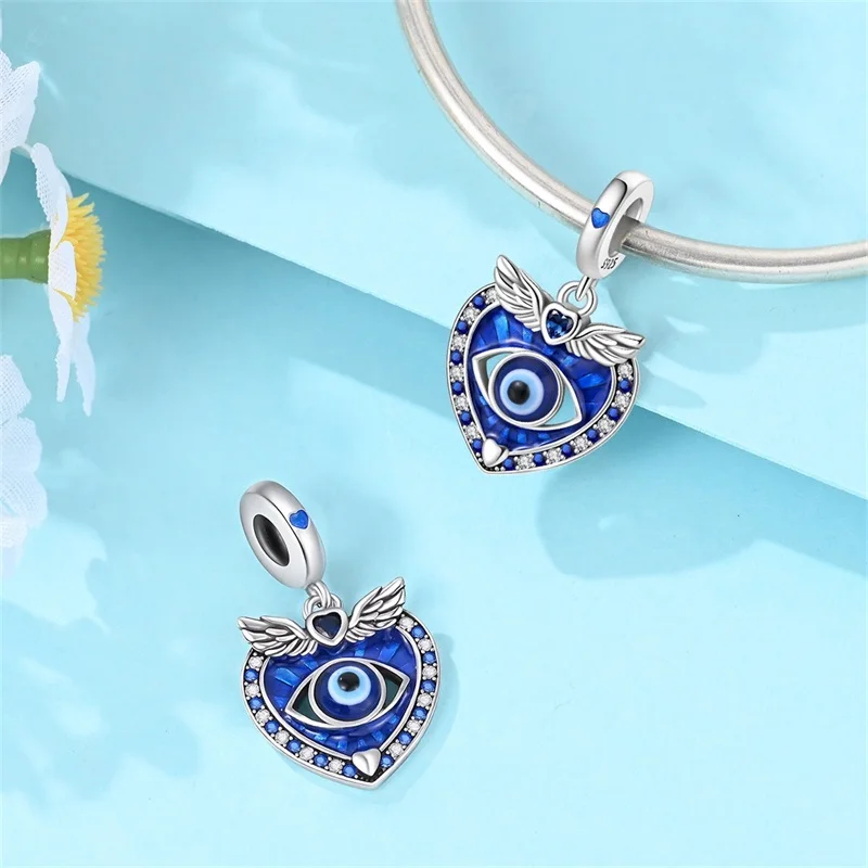 925 Sterling Silver Guardian Magic Eye Charms Pendant Fit Original Bracelet DIY Women Fashion Birthday Anniversary Jewelry Gifts