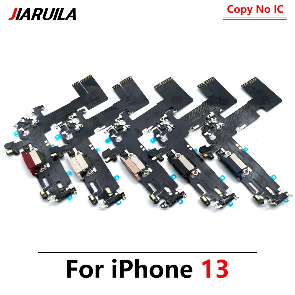 NEW USB Charger Port Socket Board Dock Flex Cable For iPhone 13 / 13 Pro Phone Parts With Microphone And Headphone Audio Jack