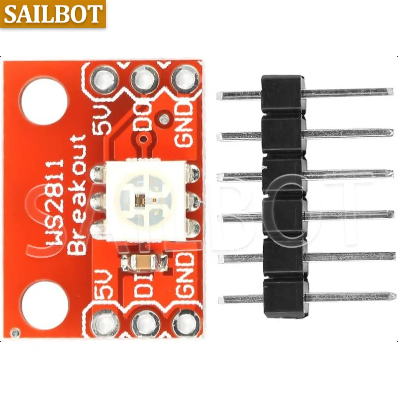 Kit de bricolage de dérivation LED RGB WS2812, Module de carte PCB électronique pour Arduino