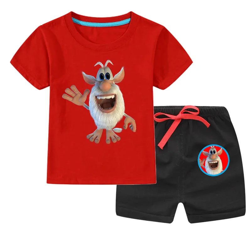 T Shirt Set Kids Clothing Suits Summer T-Shirt+Short Pants Tollder Baby Set Boys Casual Children Clothes Shirt Cool 2 piece sets