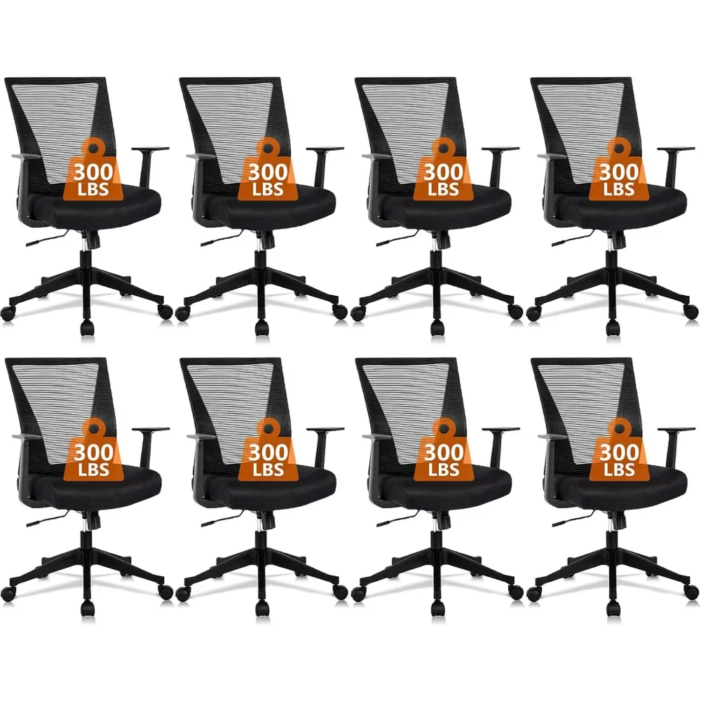 

Home Office Chair Ergonomic Desk Chair Mesh Computer Chairs with Armrests Executive Rolling Wheels Swivel Heavy