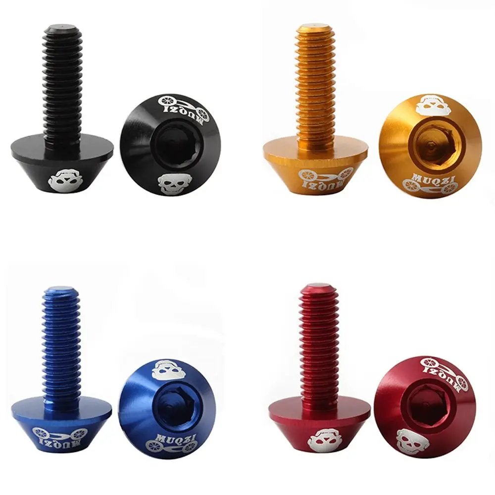 Bicycle Accessories Bike Brake MTB 7075 Aluminum Alloy M6 Brake Caliper Bolt V Brake Clamp Screw V-Brake Column Screw M6 Screw