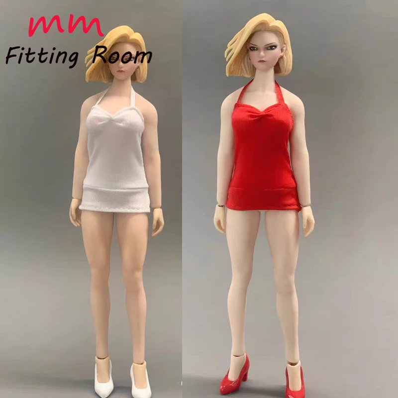 

Аксессуары для женской куклы в масштабе 1/12: жилет с ремешками, платье, топ, туфли на массивном каблуке CD093, подходят для 6-дюймовых фигурок, подходят для тел TBLeague T03 T04.