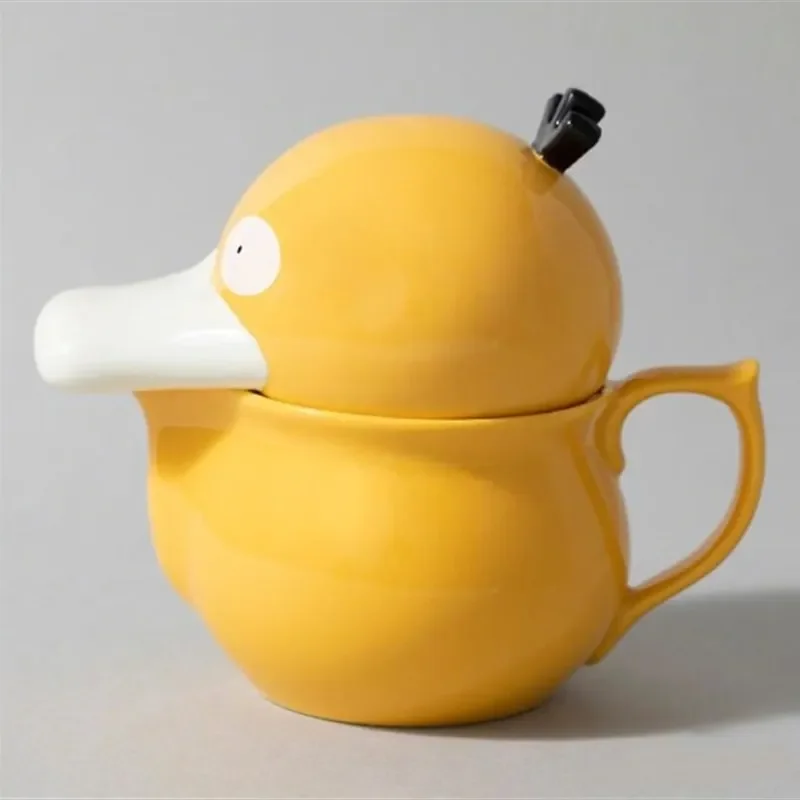 Cute Creative Porcelain Kettle for Kids Small Duck Design Silly Tea PotGoods in stock