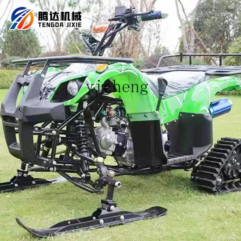 ZK snow ice sleigh four-wheel patrol car crawler play rescue rescue electric single double motorcycle