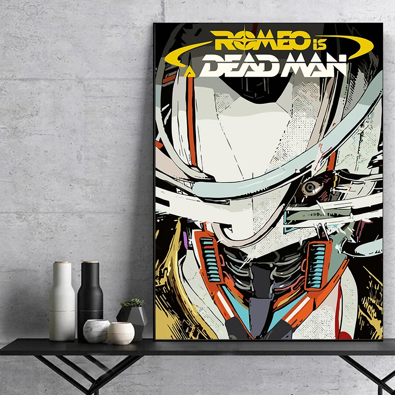 Game Romeo is a Dead Man Poster Japanese Games Prints Canvas Painting Romeo is a Dead Man Wall Art Pictures Home Room Decoration