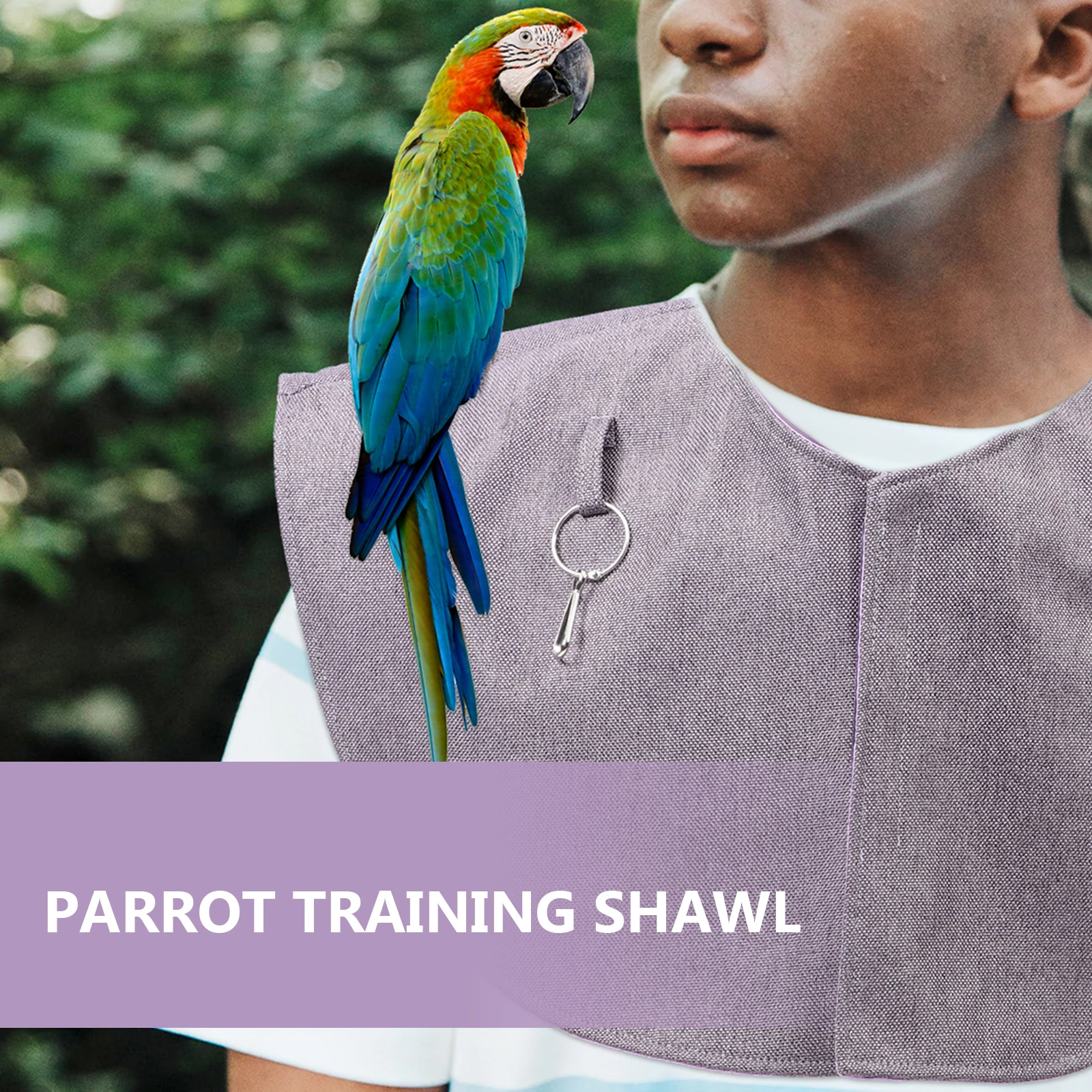 

Parrot Training Shoulder Shawl Thickened Cotton Linen Anti-Scratch Bird Keeper Shoulder Protector Poop