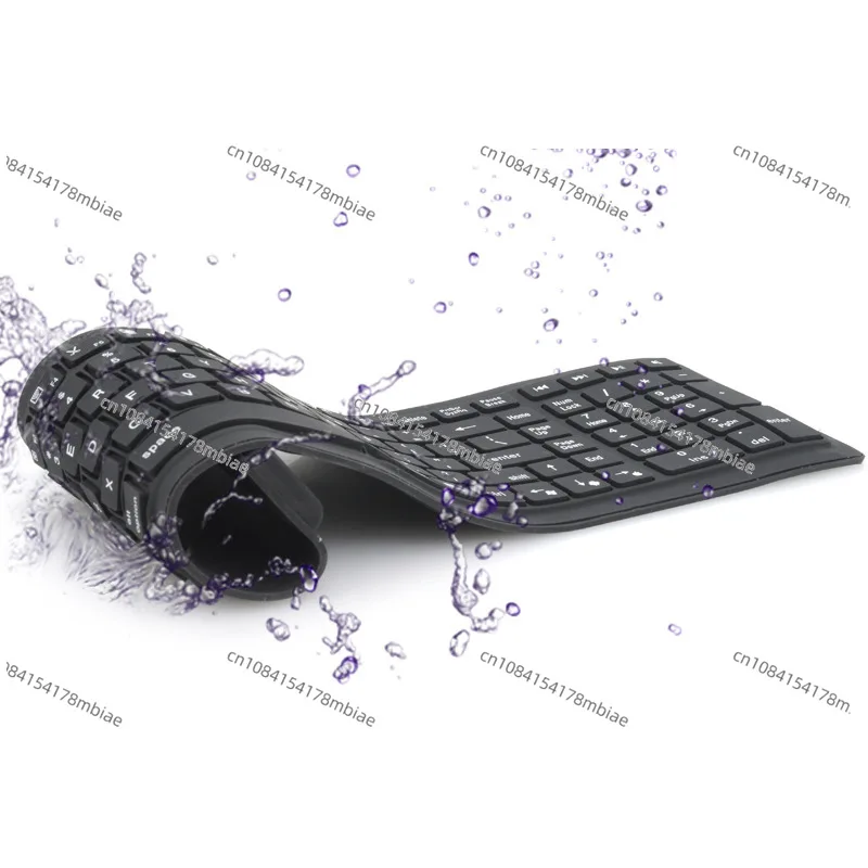 Wireless Bluetooth Folding Silicone Keyboard Foldable Silicone Waterproof