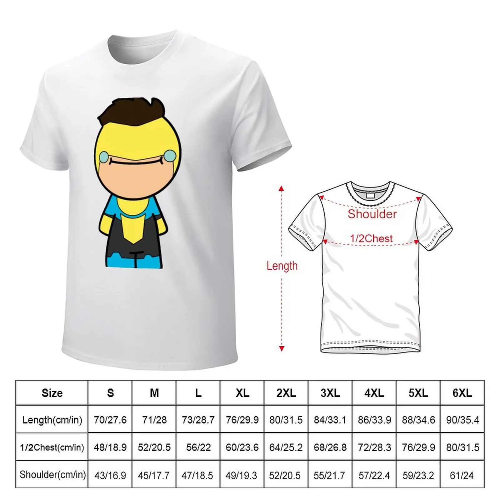 Invincible T-Shirt cute tops kawaii clothes korean fashion tops black t shirts for men