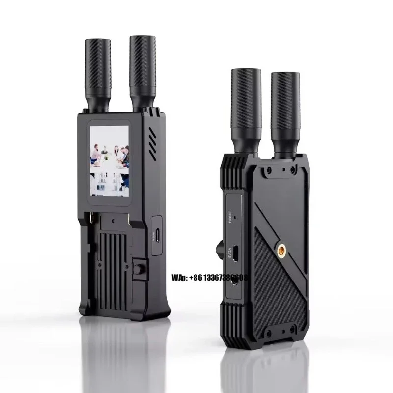 Wireless Video Transmitter & Receiver with Built-in Screen - 400M Long Range for Indoor/Outdoor Shooting