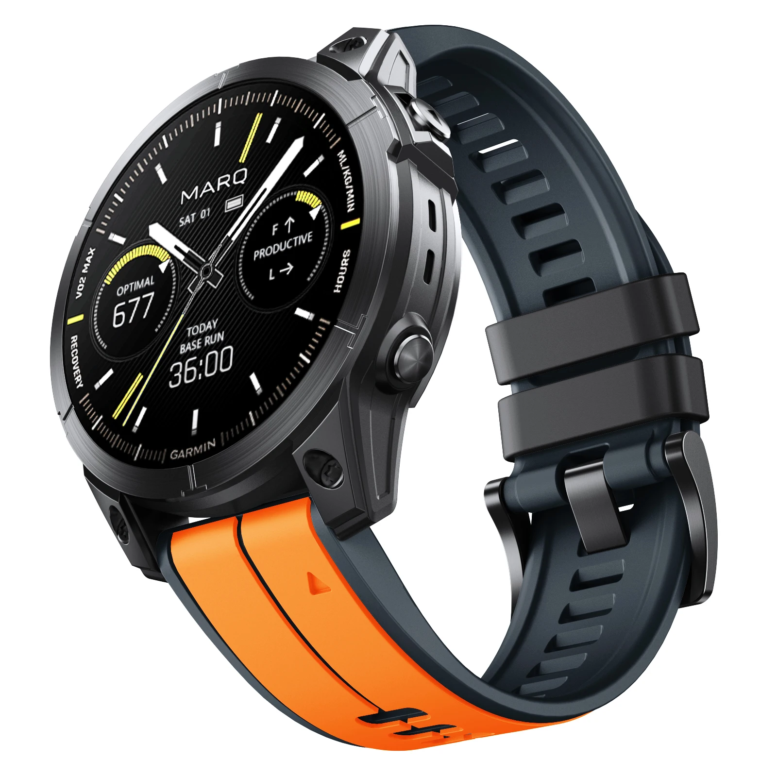 22mm Quick Fit Silicone Band for Garmin Fenix 8 47mm/7/6/5, Epix Gen 2/Pro, Instinct 2/2X/3/E, Soft Replacement Strap