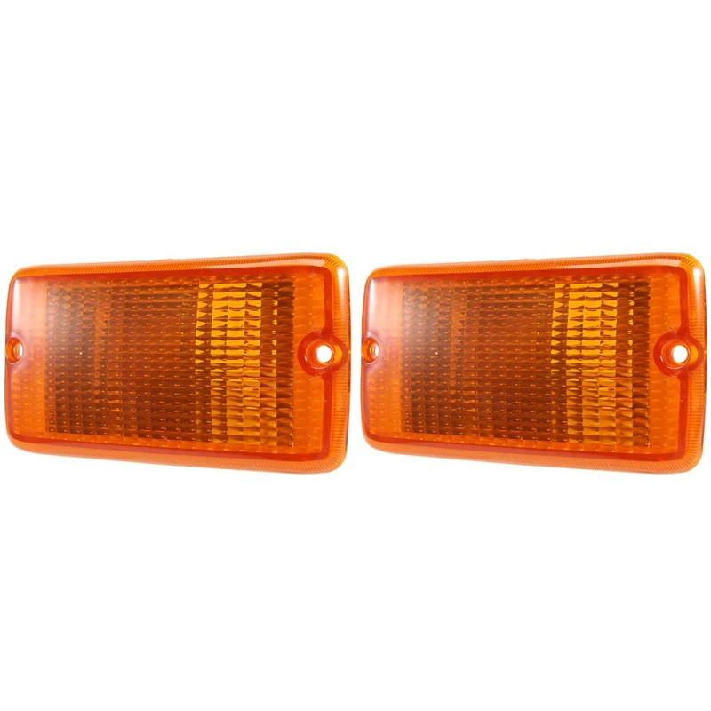 

2Pcs Turn Signal Light For 2001-2006 Jeep Wrangler (TJ) Plastic Lens LH & RH 55156488AB 55156489AB