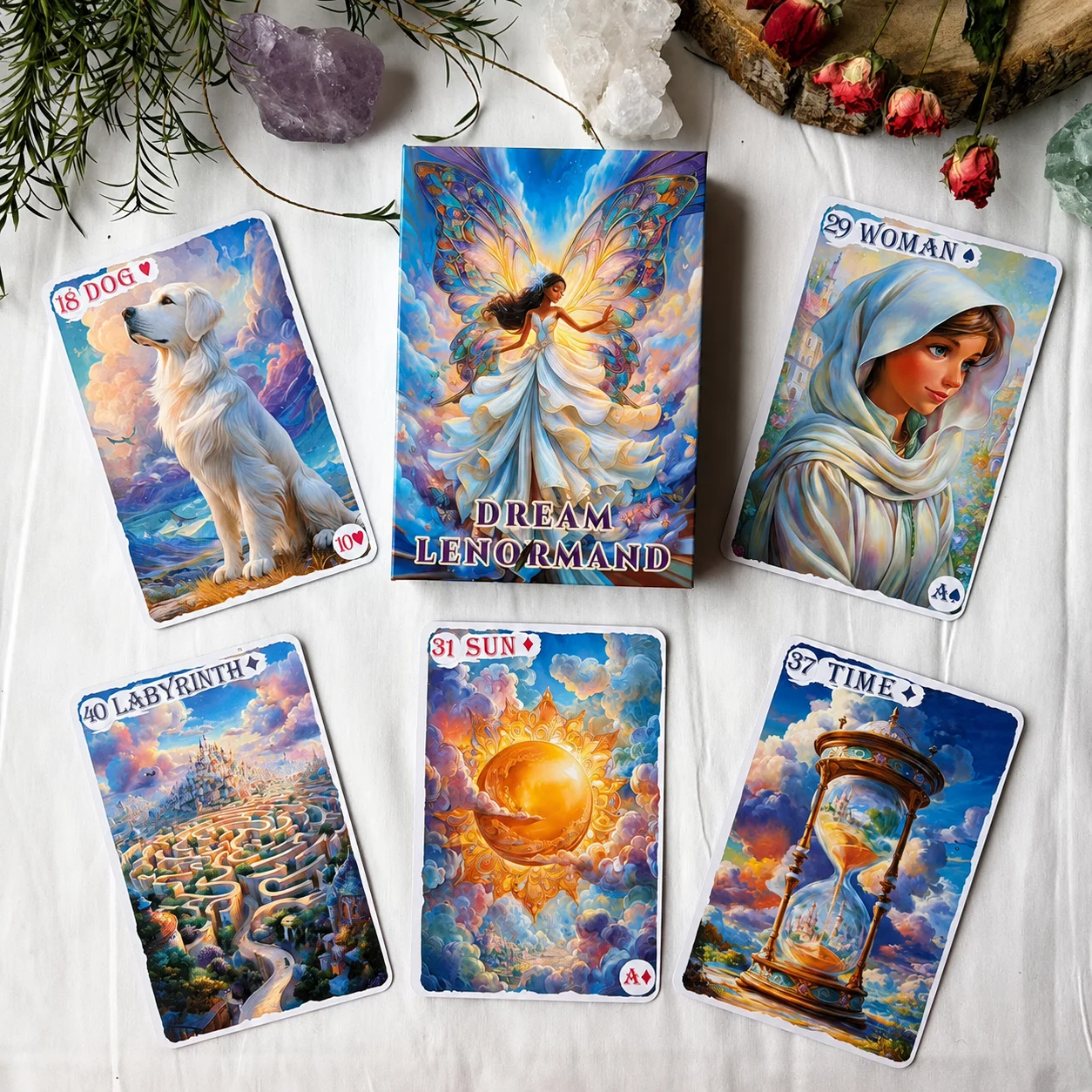Fantasy Fairy Lenormand Tarot - Board Game Dixit ulasan dan harga