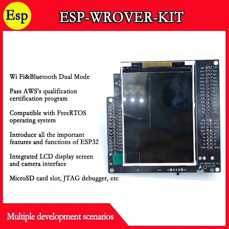 Imagem -02 - Esp-wrover-kit Esp Kit Wrover ve Espressif Esp32 Hmi Tela Inteligente