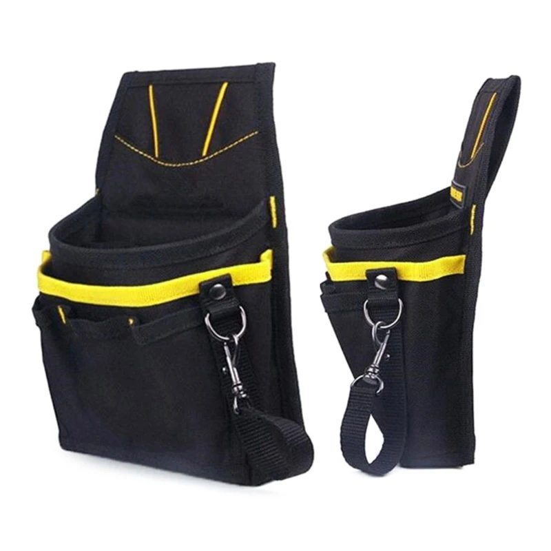 Oxford Tool Pocket Belt Small Pocket Tool Bag Heavy Duty Professional Waist Work for Electricians Technician M4YD