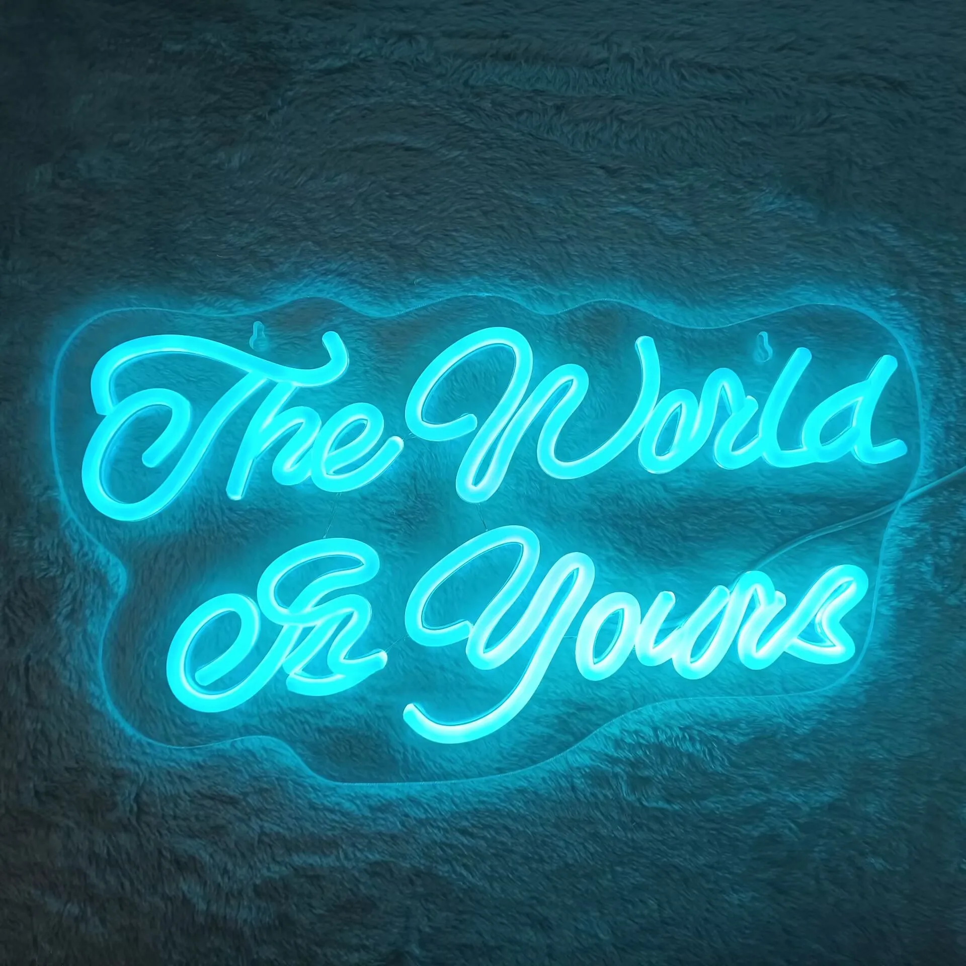 

Неоновая вывеска World of Yours с регулируемой яркостью, светодиодная неоновая вывеска, украшение на стену для спальни, игровой комнаты, гостиной, подарки на день рождения