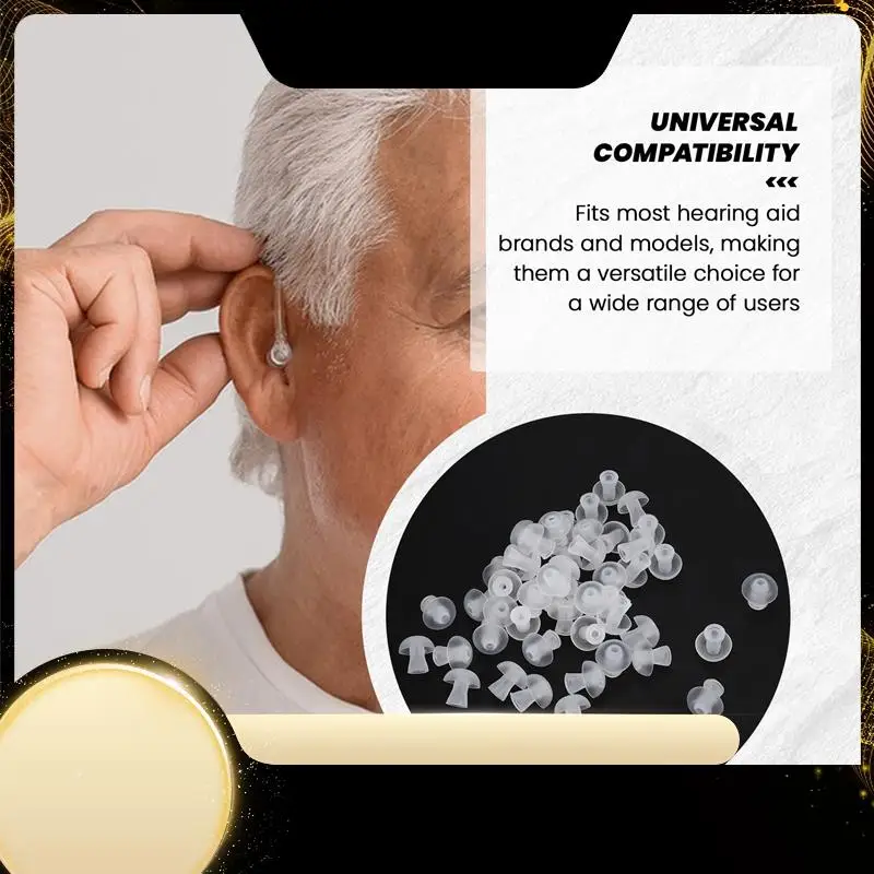 

Насадки для ушей для слуховых аппаратов, универсальные сменные насадки для беруш для слуховых аппаратов, удобная посадка и улучшенный звук