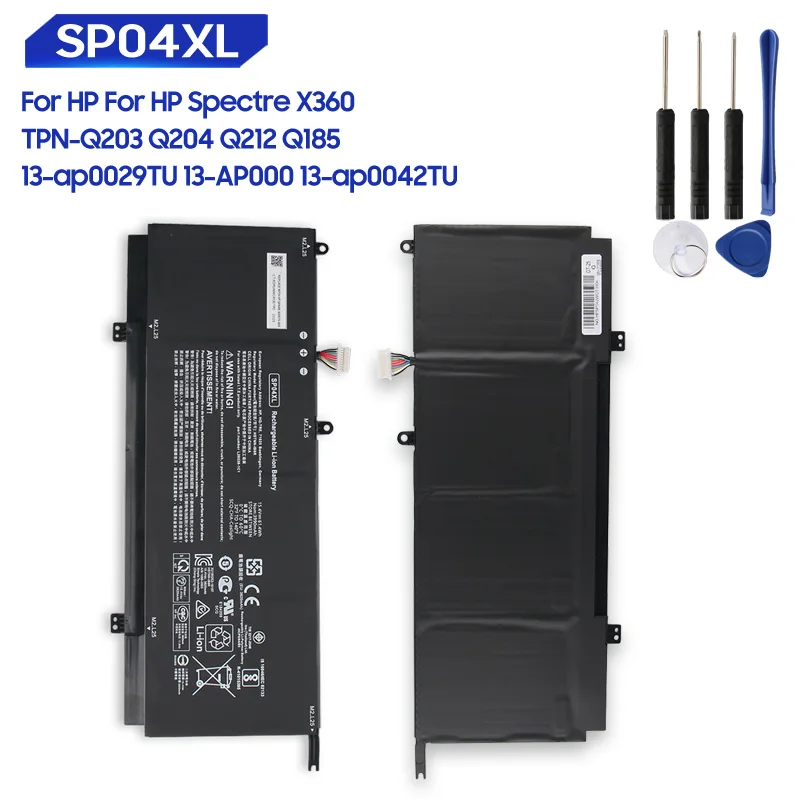

Replacement Battery SP04XL HSTNN-IB8R HSTNN-OB1B For HP Spectre X360 13-ap0029TU 13-AP000 13-ap0042TU TPN-Q203 Q204 Q212 Q185