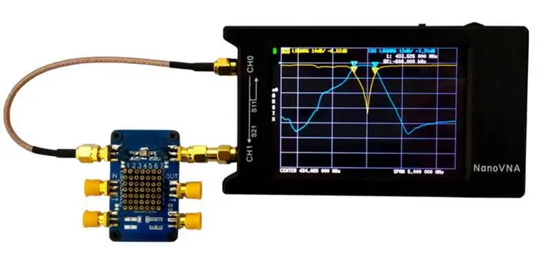 NanoVNA Testboard Kit VNA Test Demo Board Durable Accurate Network Analysis Test Board Demo Board Tool Spare Parts