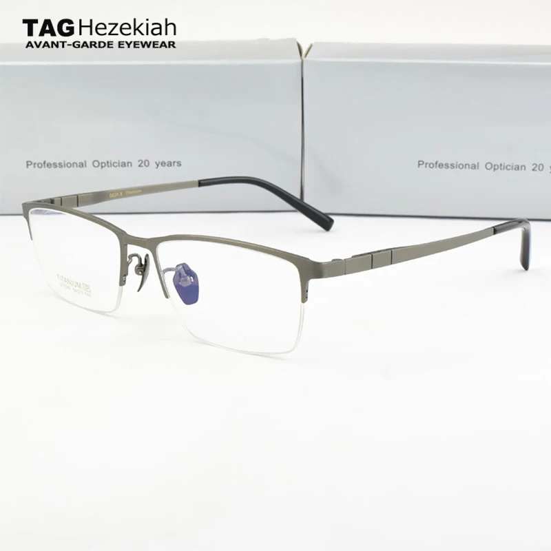 

2026 Pure Titanium Glasses Frame Men Retro Square Eyeglasses frames for Women Vintage Eyewear spectacle Reading