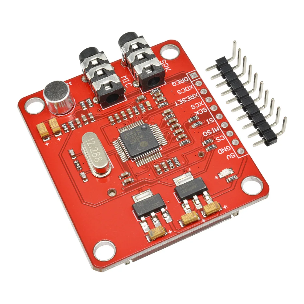 VS1053 MP3 Module With SD Card Slot VS1053B Ogg Real-time Recording for Arduino Stereo Output and Mic Port 5V AMS1117 DIY KIT