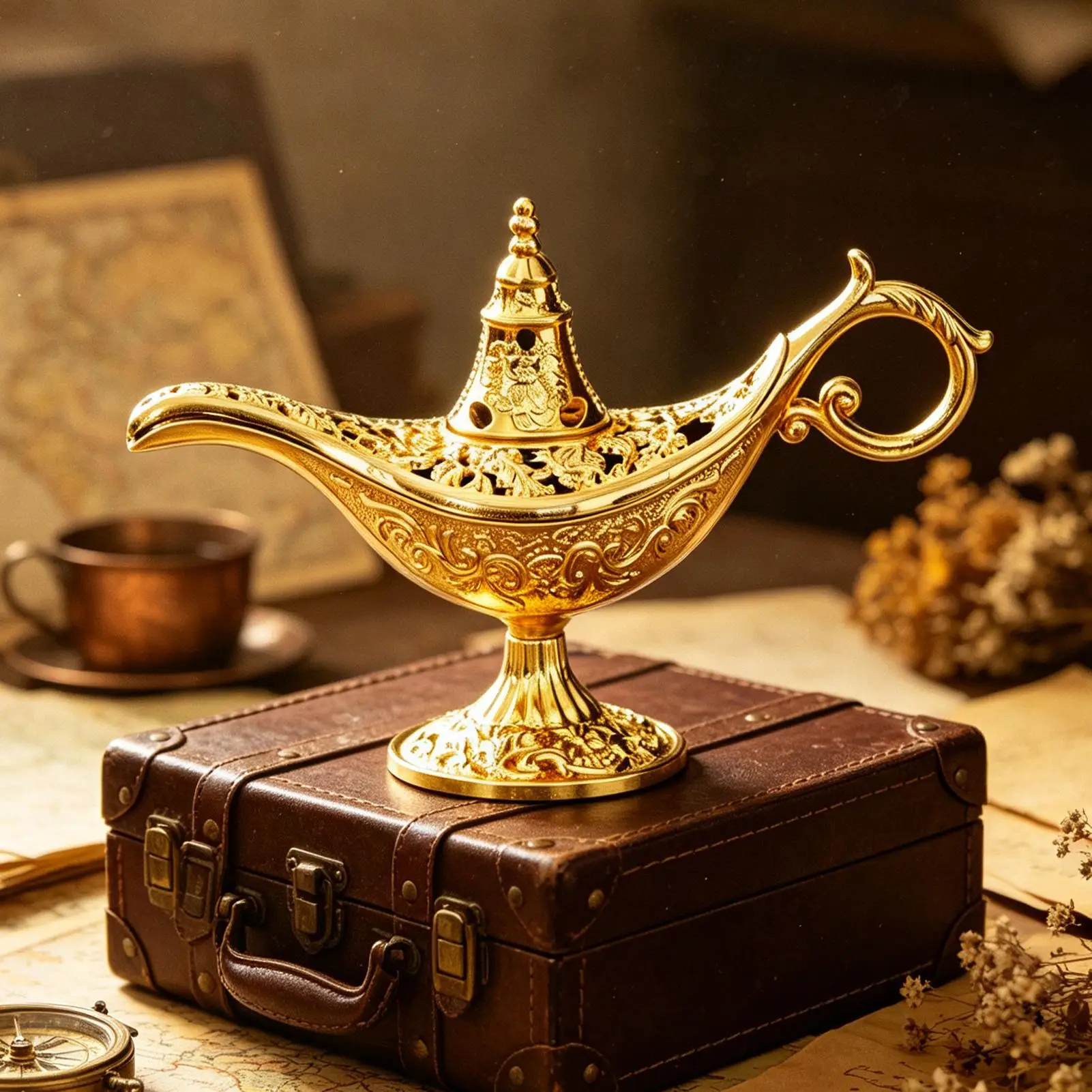 Incense Burner Vintage Aromatherapy Burner Decoration Tabletop Incense Holder for Office Studio Living Room Home Bedroom