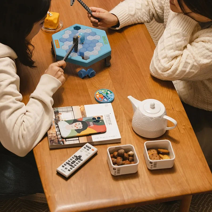 Coffee table dining table dual-purpose multi-function simple solid wood tea table