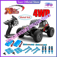 16103PRO 1:16 4WD RC Car with LED 2.4G Remote Control Cars 70KM/H High Speed Drift Monster Truck for Kids VS WLtoys 144001 Toys