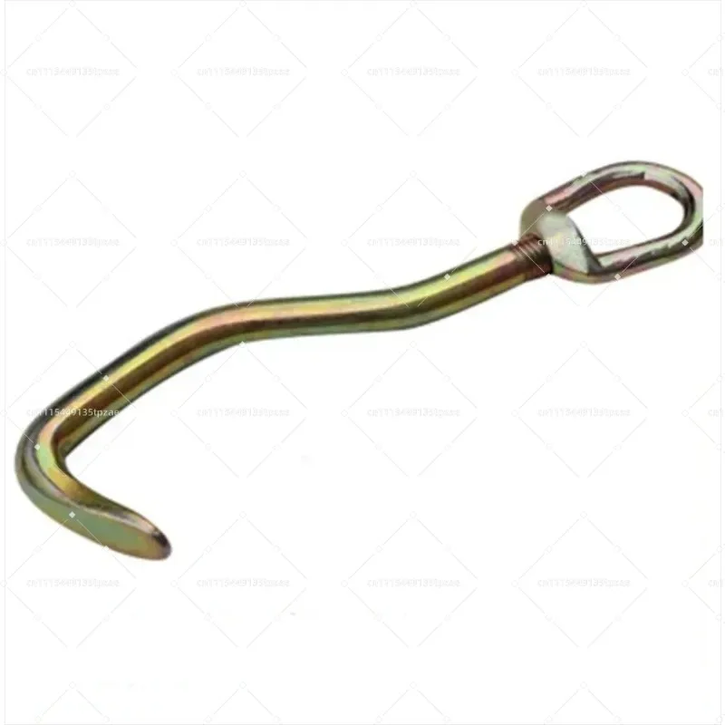 Swivel Head Flat Nose Metal Pulling Clamp Auto Panel Repair Hook Tool 1pc