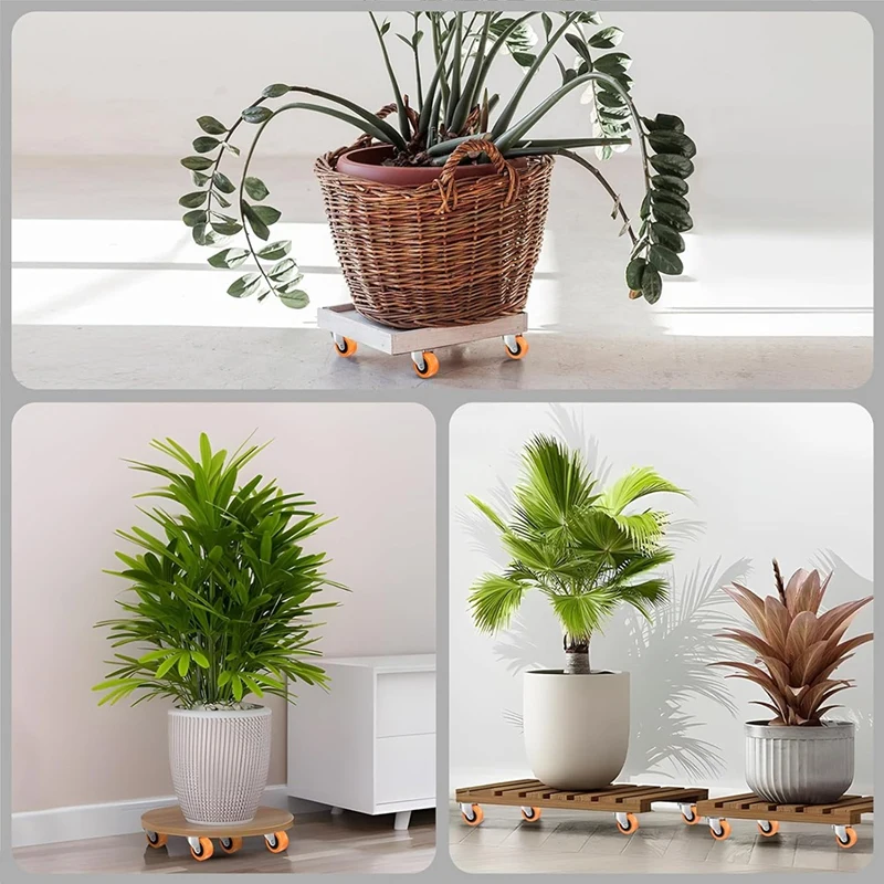 8PCS 1.5 Inch Casters Wheels Set 360° Swivel Universal Plate Caster Wheels For Storage Box/Small Furniture/Kitchen