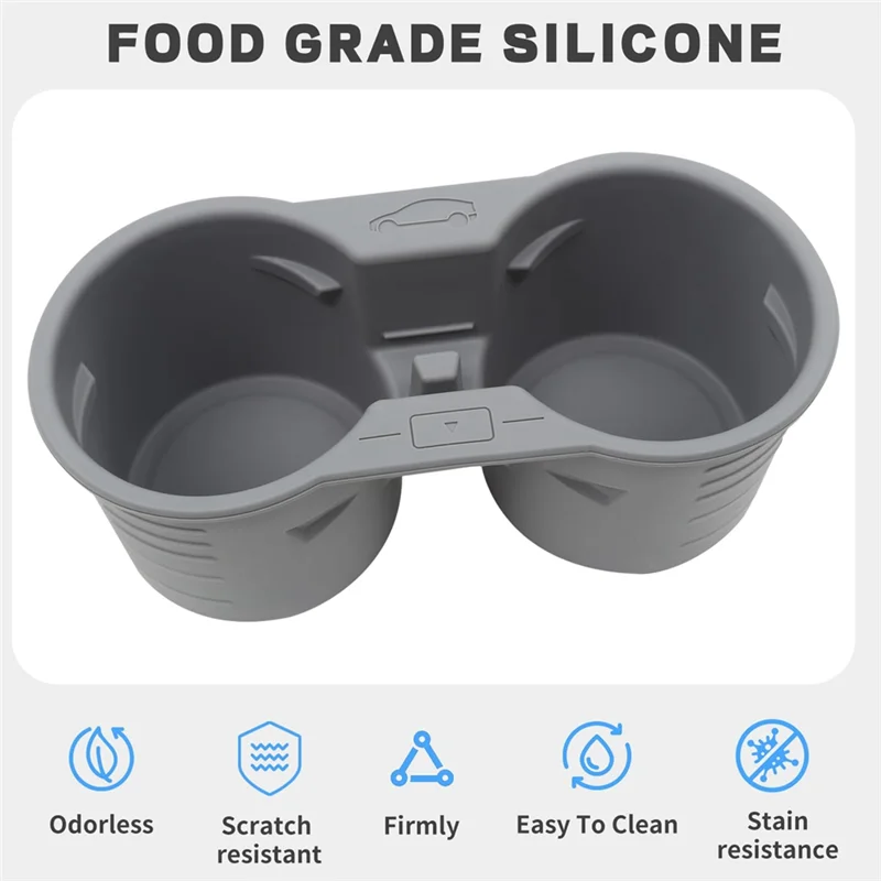 

For Tesla Model 3 Model Y 2021-2023 Center Console Organizer Armrest Storage Box Cup Holder Insert Accessories