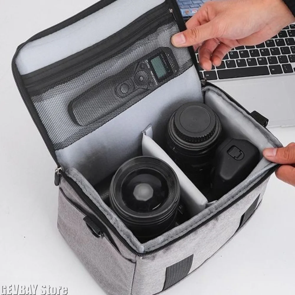 Oxford Cloth Handbags Shoulder Bag Camera Case Portable Photographer for Sony Nikon Canon Panasonic Equipment Crossbody Bag