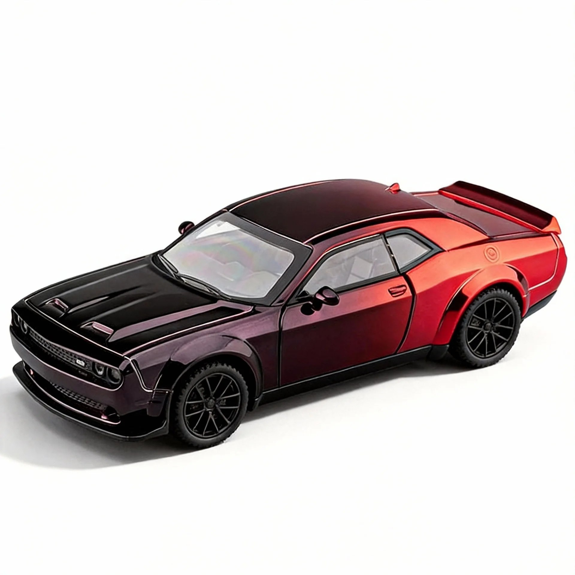 

Модель спортивного автомобиля Jiaye 1:32 Hell Meow Electroplating Edition из сплава, со звуком и светом, откатным механизмом, детская игрушка