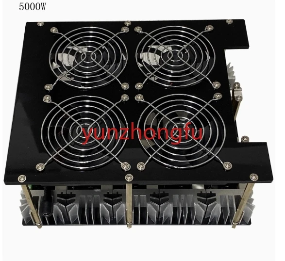 Induction Heater Module High Frequency Induction Heating PCB Board Melted Metal + Coil+Pump 5000W ZVS