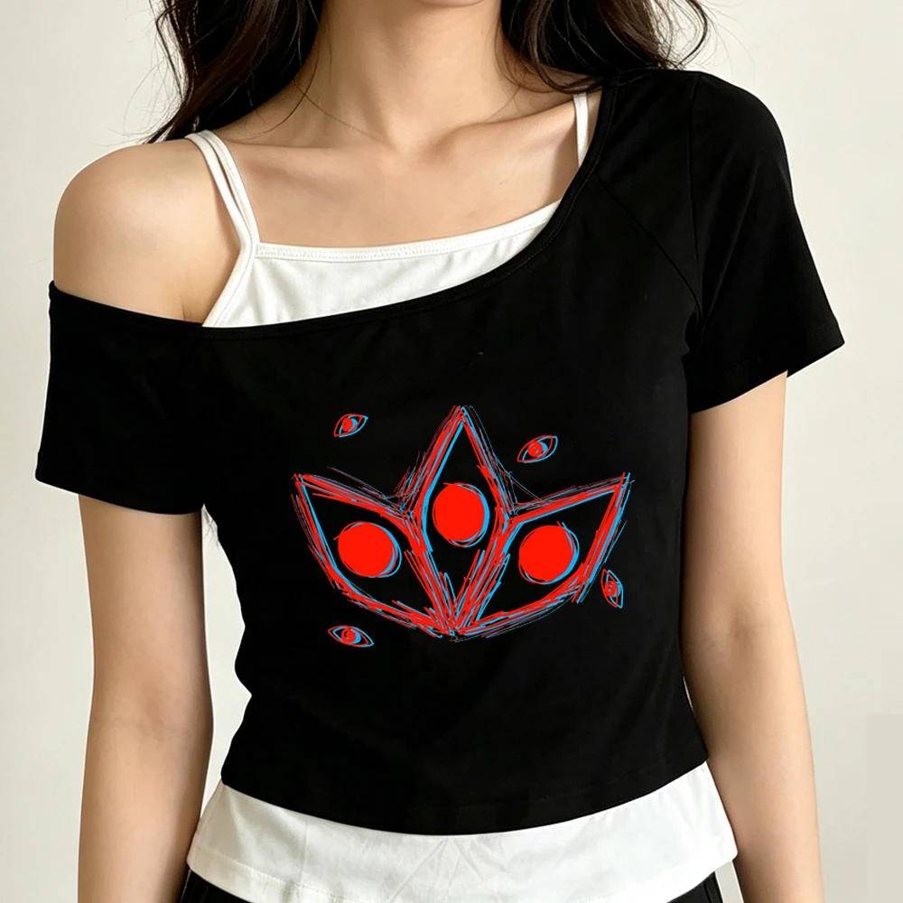 Soul Eater cropped top ladies funny korean fashion y2k t shirt 2000s graphic manga